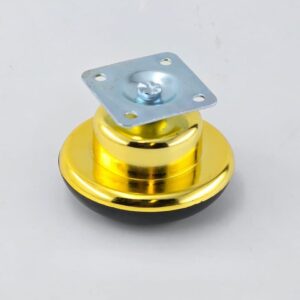 4 pc Gold carpet castors