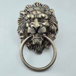 lion door knocker Antique