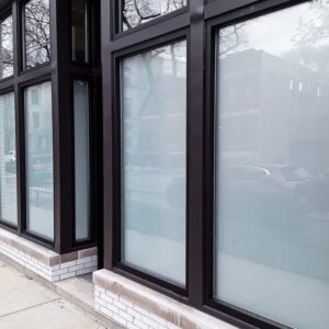 Frosted window film